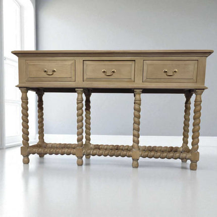 OXTON MAHOGANY CONSOLE TABLE ☆ RUSTIC