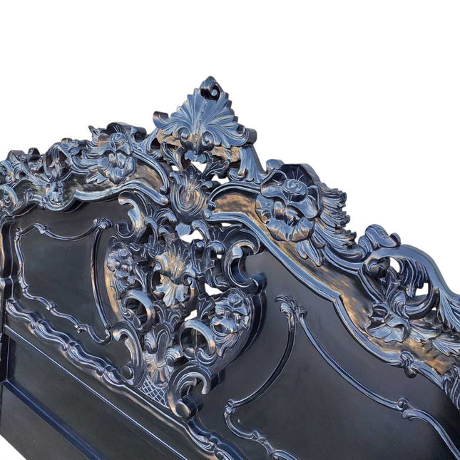 Versallies Rococo Headboard ☆ Black