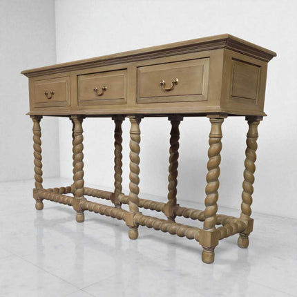 OXTON MAHOGANY CONSOLE TABLE ☆ RUSTIC